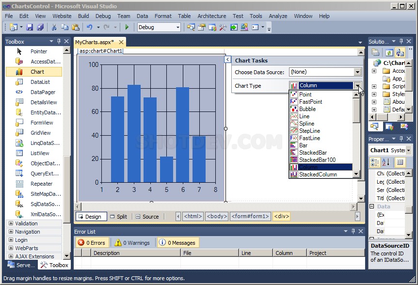 Vb Net Chart Datasource