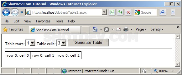 ASP.NET(vb.net) & Table - asp:Table