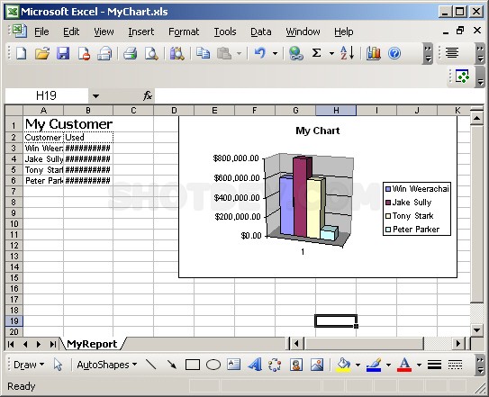 Excel Xml Chart