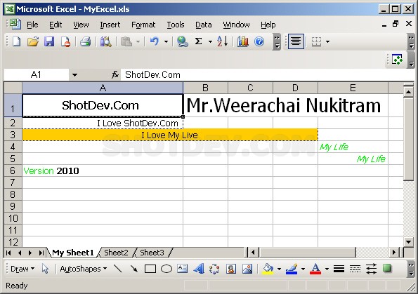 PHP & Add Style & Format into excel (Excel.Application)