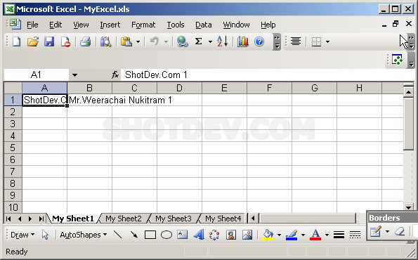 PHP & Write Multiple Sheet into excel (Excel.Application)